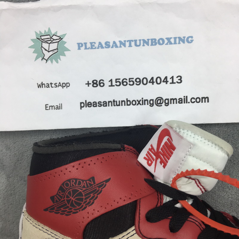 Authentic OFF-WHITE x Air Jordan 1